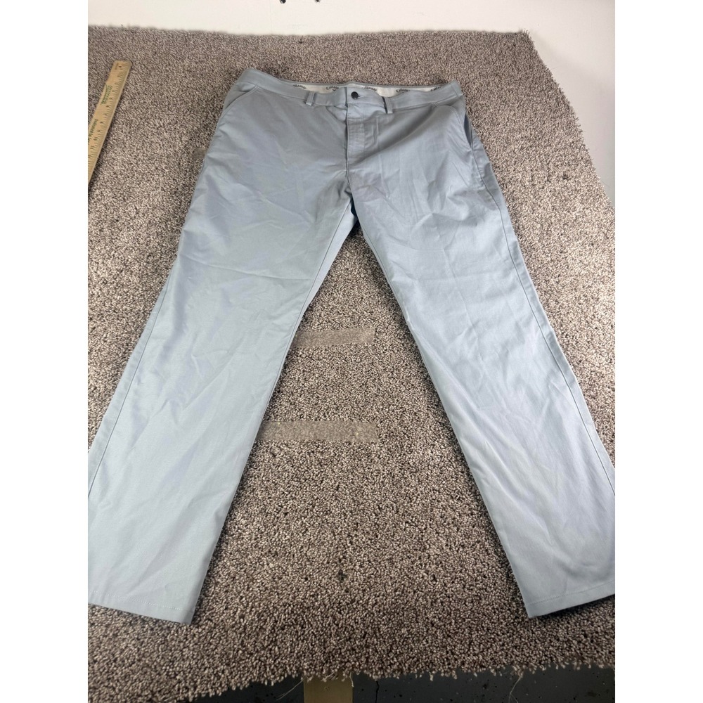 Callaway Golf Pants Mens Light Blue Stretch Chino Flat Front Performance - 38x30